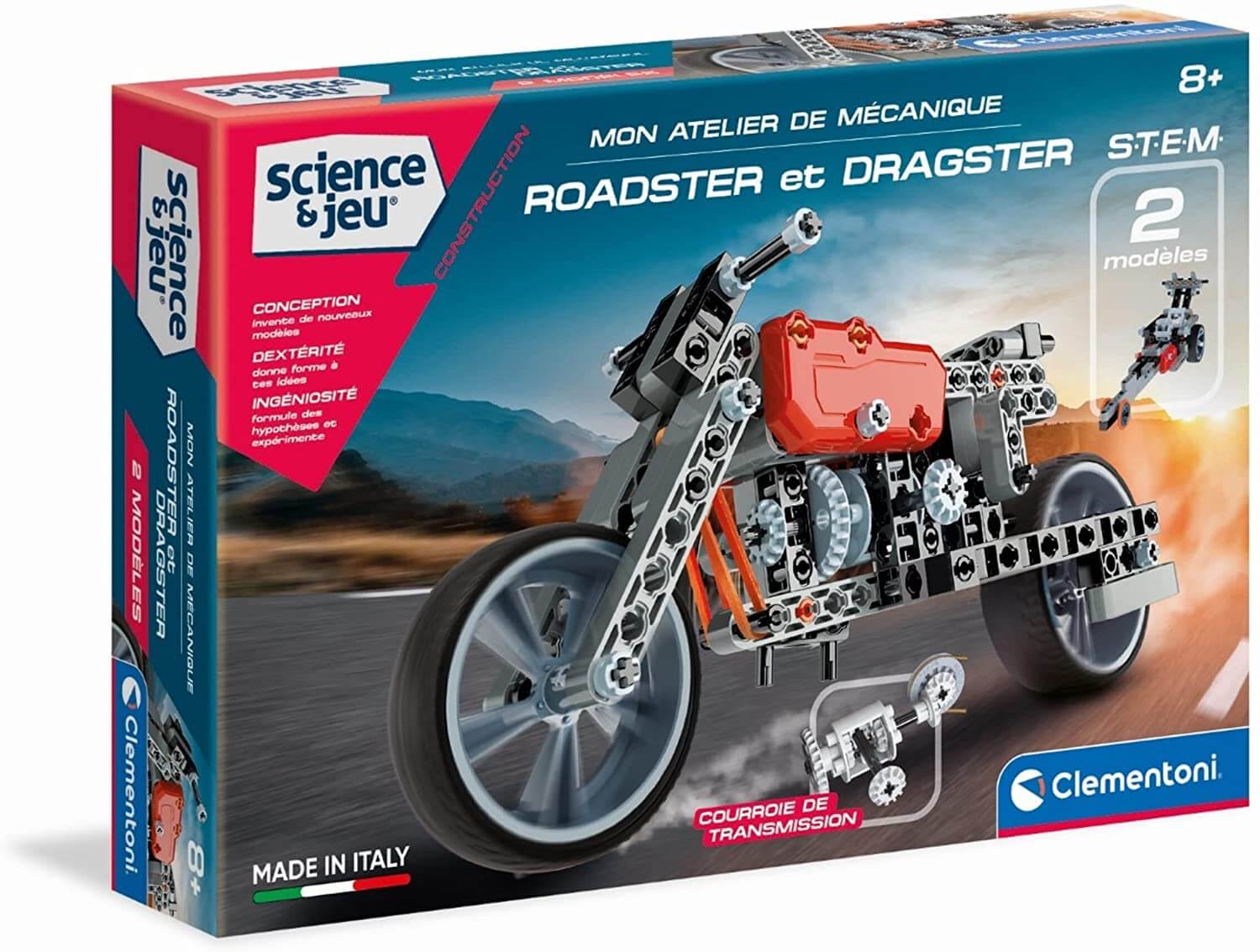 Mon Atelier Mécanique Roadster Dragster - CLEMENTONI Jeu Scientifique